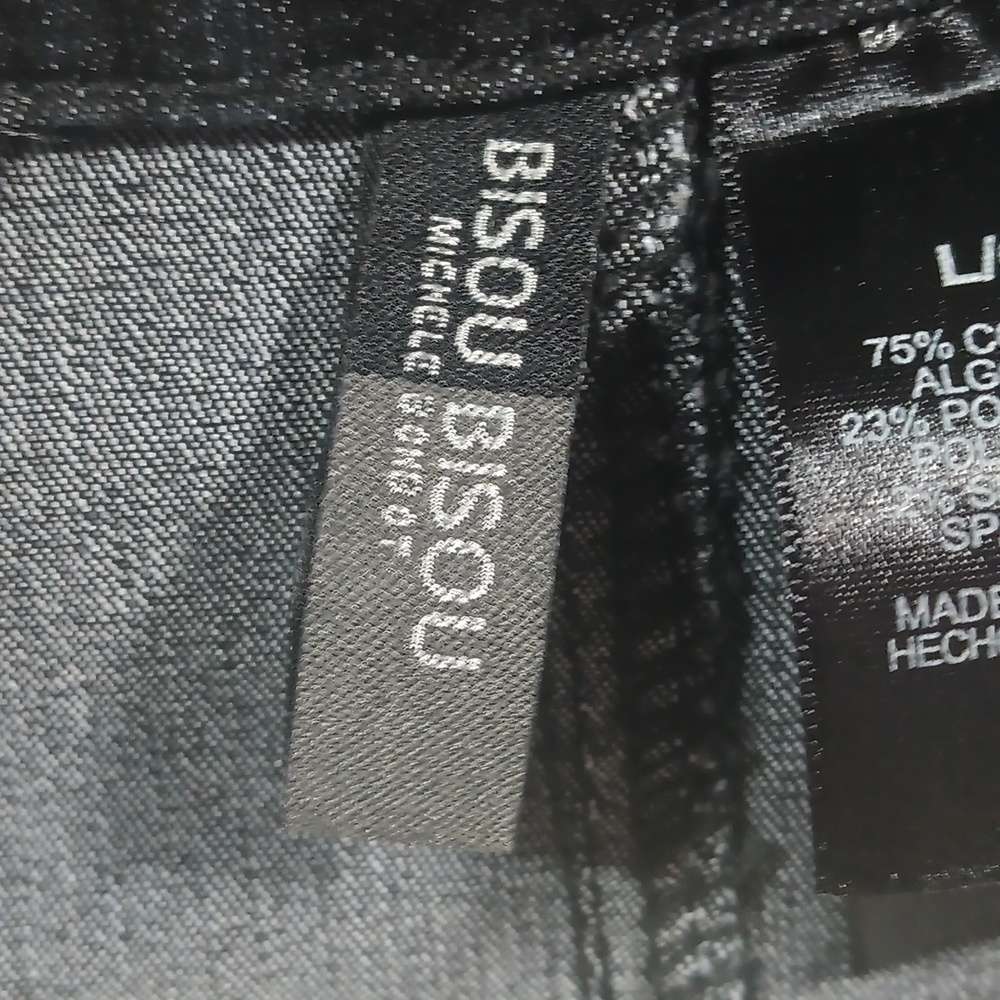Women's BISOU BISOU Black Denim Jacket - Picture 2 of 5